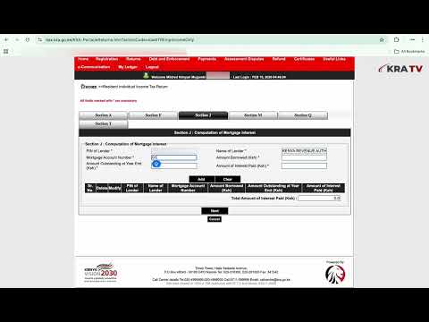 How to file for ITR for Employment Income Only where one has a Mortgage Interest