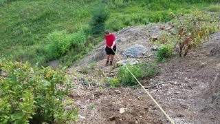 preview picture of video 'My first time repelling with Will on High Knob, Norton, VA'