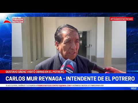 EL GOBERNADOR GUSTAVO SÁENZ VISITÓ EL MUNICIPIO DE EL POTRERO