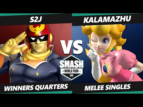 SWT NA West RF Winners Quarters - S2J (Captain Falcon) Vs. Kalamazhu (Peach) SSBM Smash Melee