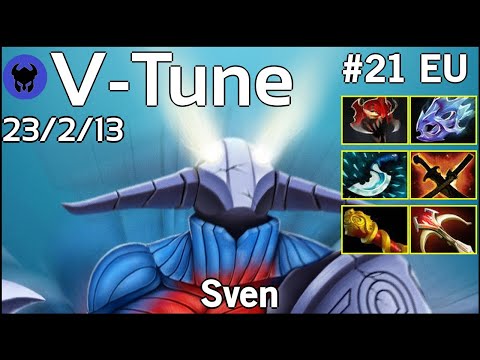 V-Tune [Aachen] plays Sven!!! Dota 2 7.21