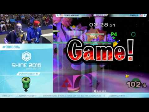 Shine 2016 - Tempo | Axe vs MVG FOX | Mew2King SSBM Top 48