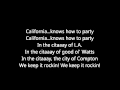 2Pac Ft Dr Dre Calfornia Love Lyrics
