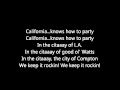 2Pac Ft. Dr. Dre Calfornia Love Lyrics