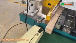 Băng tải tiếp phôi cho máy tubi Woodmaster