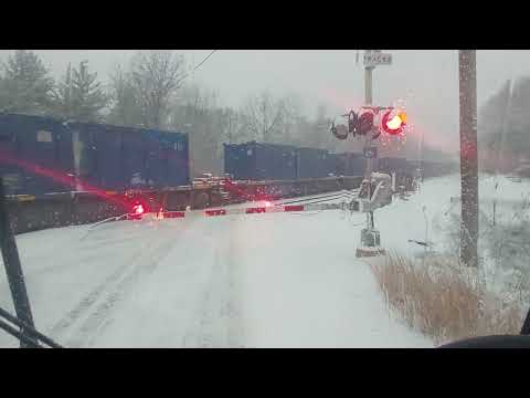 Trash Train rolling through Shirley, MA (T3)