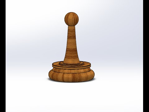 ► SolidWorks 2016 Tutorial Design a Chess Pawn £££
