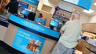 Waiting on Line at The UPS Store on Dewey Avenue in Greece, New York, August 18th, 2026