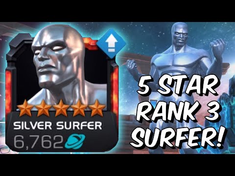 5 Star Rank 3 Silver Surfer Gameplay! - Surprising Act 5 Performance! - Marvel Contest of Champions