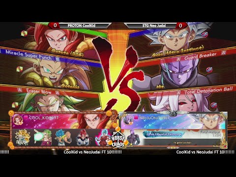 DBFZ Exhibition | PROTON CoolKid vs STG Neo Judai FT 10 | Enjoy the CHAOS!!!!