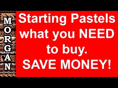 Pastels for beginners - what supplies you need to buy @wildlifeartjm