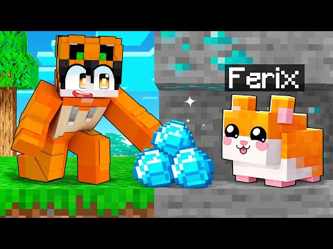 I BECAME A HAMSTER IN MINECRAFT!!