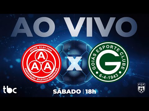 ANAPOLINA X GOIÁS | GOIANÃO 2026 NA TBC | 24/01/2026