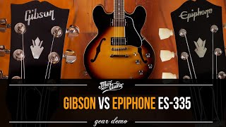 Video thumbnail for Can the Epiphone be THAT good? Epiphone ES-335 vs. Gibson ES-335 by Max Guitar B.V.