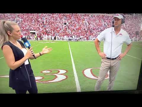 Lane Kiffin Says He Apologized To CBS Sideline Reporter