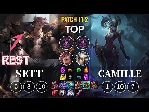JT Rest Sett vs Camille Top - KR Patch 11.2