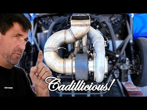 LARRY LARSON'S TURBO CADDY! STREET OUTLAWS! NO PREP KINGS! RT66! 8 RACES! GOES TO BIG TIRE FINAL!