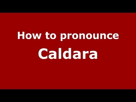 How to pronounce Caldara (Italian/Italy) - PronounceNames.com