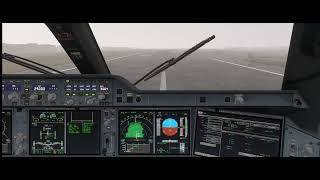 【雨の日】雨の日の大阪伊丹空港からの離陸【A350/MSFS2024】