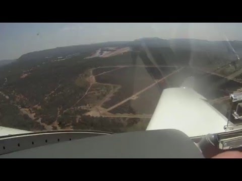 WT9 Dynamic landing at Le Castellet, France with heavy turbulence