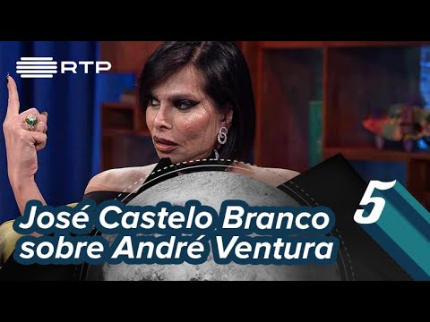 José Castelo Branco: "O André Ventura é outra bicha Bolsonara" | 5 Para a Meia-Noite | RTP