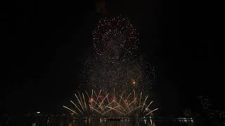 【4KHDR】2025　Fukuoka東区花火大会　(福岡市東区)　スターマイン「天空曼荼羅」(千輪連発) #花火 #東区花火大会 #花火大会 #福岡 #fireworks #千輪　#香椎