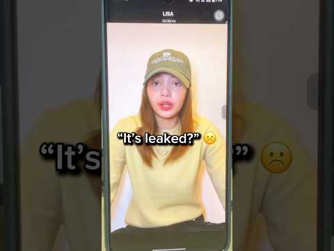 Poor Lisa😢 album got leaked #album#leaks #lisa #blackpink #alterego #sad #allele #kpop #fyp #shorts
