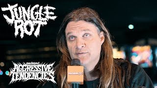 Dave Matrise on &quot;The Unstoppable&quot; tank, war lyrics and Jungle Rot&#39;s name | Aggressive Tendencies
