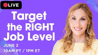 Am I targeting the right job level in my search?