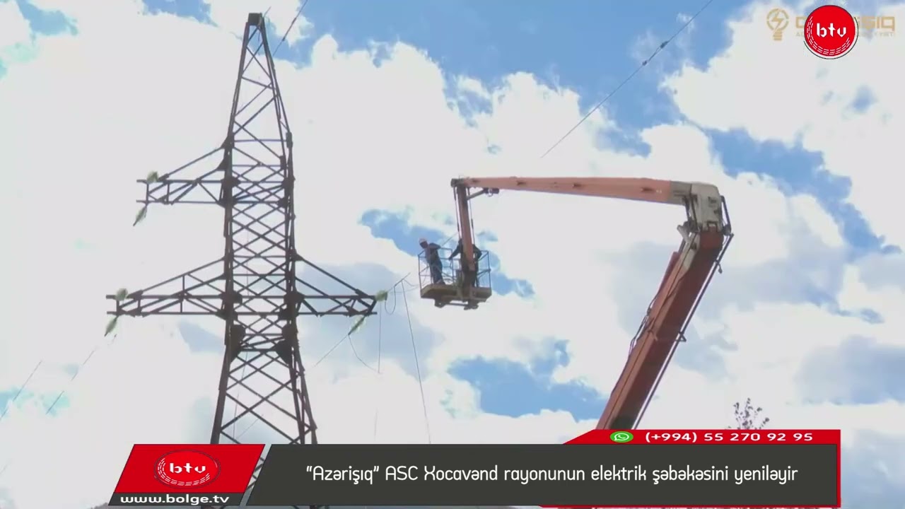 “Azərişıq” ASC Xocavənd rayonunun elektrik şəbəkəsini yeniləyir