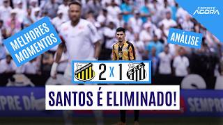 NOVORIZONTINO MARCA NO ÚLTIMO LANCE E ELIMINA O SANTOS NO PAULISTÃO! | MELHORES MOMENTOS