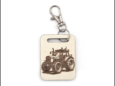 Tractor Keyring No Farmers No Food