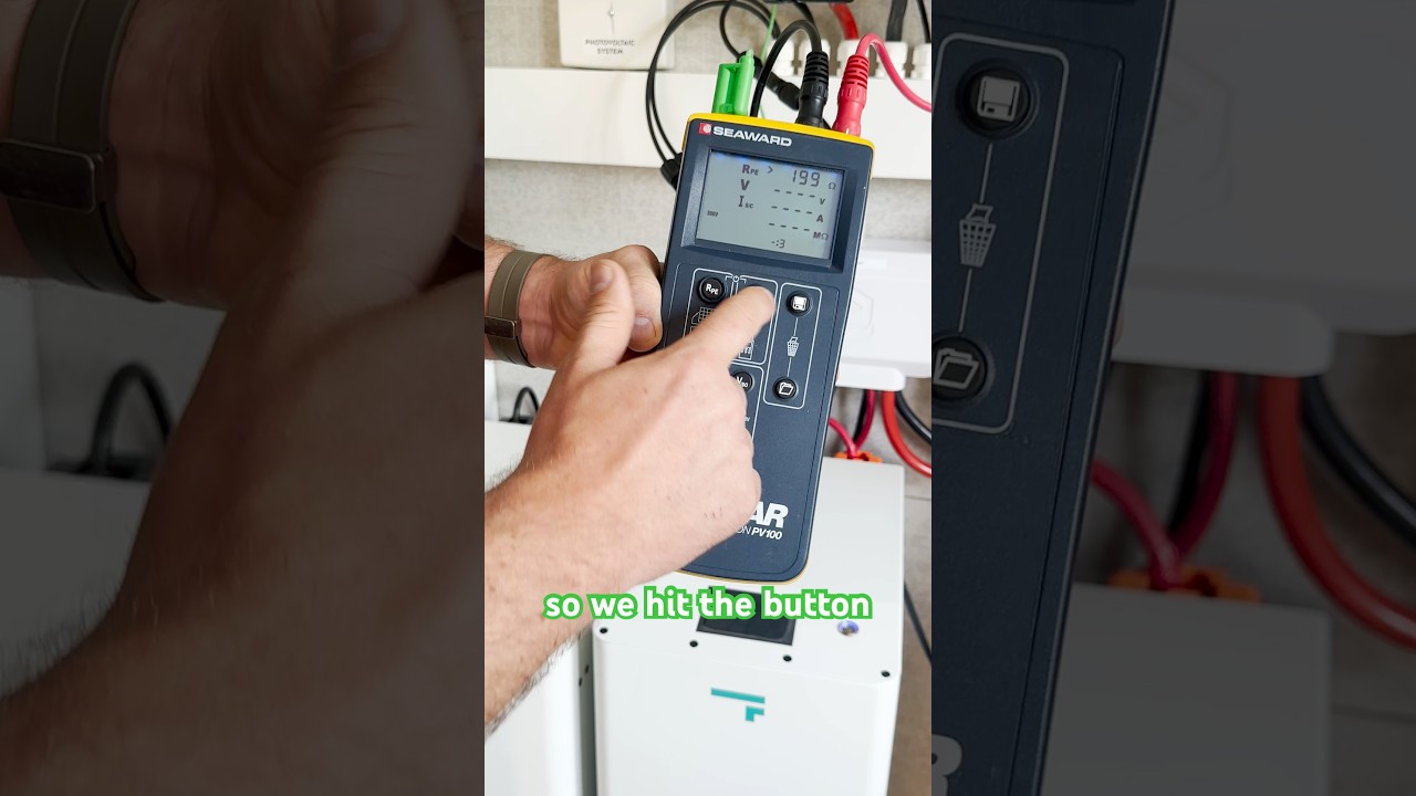 How To Test Solar Panels in 1 Click Of A Button! ☀️⚡️
