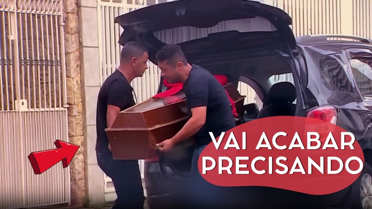 QUANDO PRECISAR, JÁ TEM UM GUARDADO | CÂMERAS ESCONDIDAS