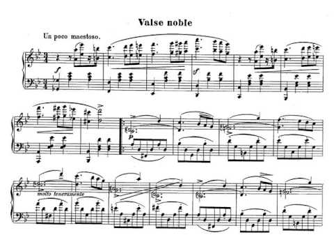 Schumann. Carnaval Op. 9. 4. Valse Noble. Partitura. Audición.