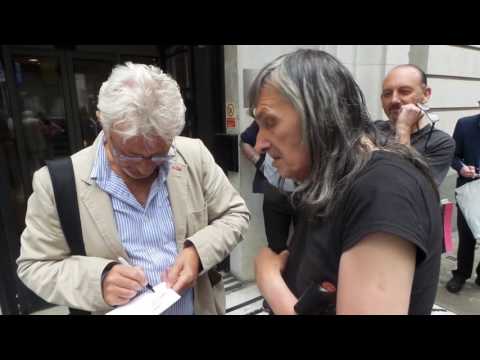 Tony Burrows at B B C Radio 2 London 25 07 2016