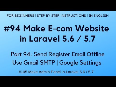 7 Make Admin Panel in Laravel 5 6 | Display Error Message on Login Failure | Logout Process