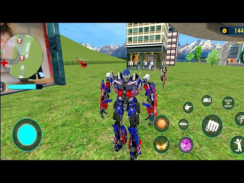 Red Mirage Transformation Jet Robot Car Game 2020 #24 - Android Gameplay