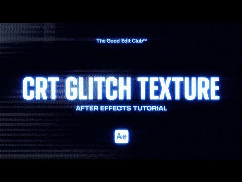 FREE Glitch Textures: How To Add Realistic VHS Distortion in After Effects