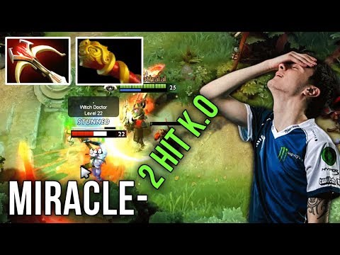 Miracle Sven 2 HIT K.O EPIC Carry 6 Slotted Raid Boss - Dota 2