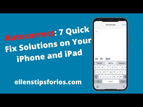 Autocorrect: 7 Quick Fix Solutions for your iPhone and iPad