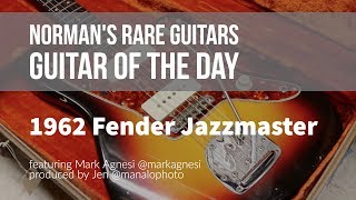 Video thumbnail for 1962 Fender Jazzmaster | Guitar of the Day by Normans Rare Guitars