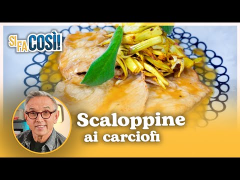 Scaloppine ai carciofi - Si fa così | Chef BRUNO BARBIERI
