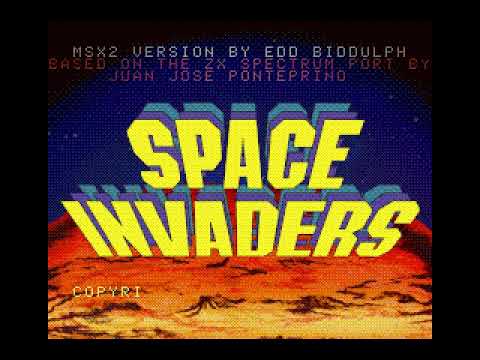 Space Invaders: MSX2 Edition (2026, MSX2, Edd Biddulph)