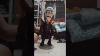 How to make a cardboard Scarface ventriloquist dummy