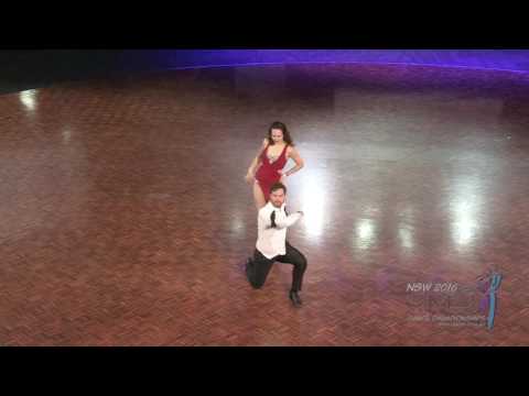 2016 CMJ Championships - Ceroc Post Champs Party Performance - Rowan Marshall & Beata Khaidurova