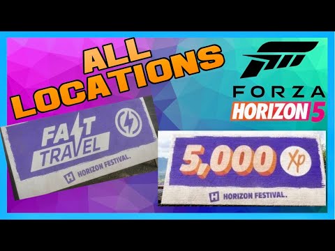 Forza Horizon 5 All Bonus Boards Locations & Fast Travel Boards Locations & XP Board Locations