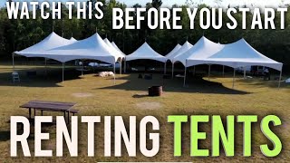 Watch This Video Before You Start A Tent Rental Business