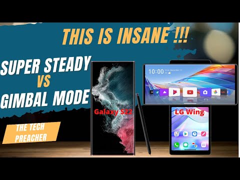 Galaxy S22 Ultra Vs LG Wing Camera Review | Gimbal Mode Vs Super Steady Mode |