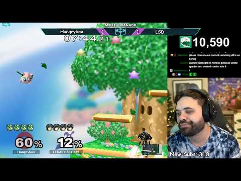 S@X 386 - Hungrybox (Jigglypuff) vs LSD (Marth) - Top 8 LR1